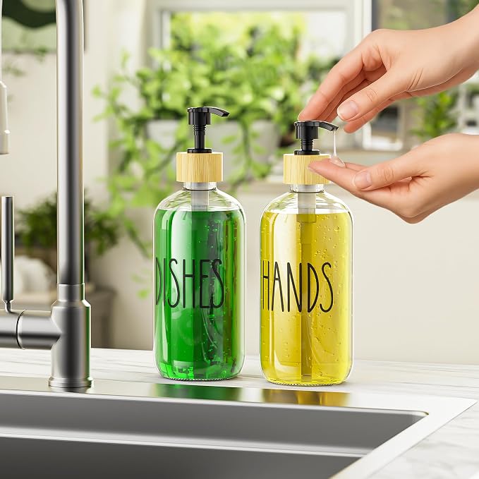 Cisily Kitchen Dish Soap Dispenser Set - Image 5