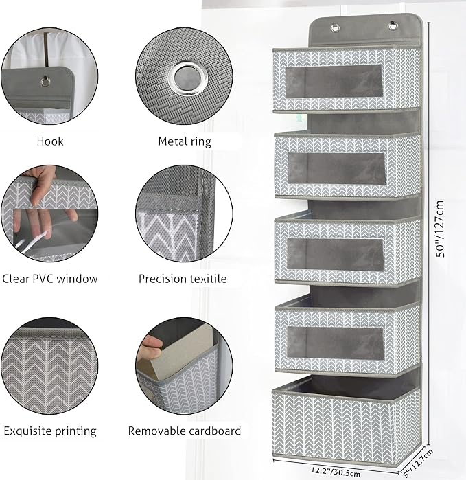 Over the Door Hanging Organizer - Image 4