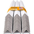 36" x 2" x 2" Reinforced Cardboard Edge Protectors, White (Pack of 48) – 0.16" Thick Heavy-Duty Cardboard Corner Protectors for Shipping – American Quality V-Board Pallet Edge Protectors