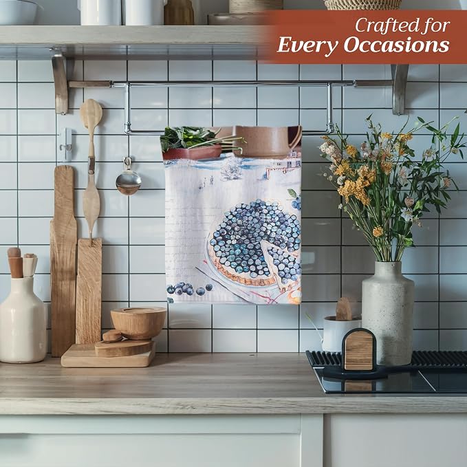 Maison d' Hermine Kitchen Towels Set of 3 Reusable 100% Cotton 27.50" x 20" - Image 6