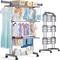 Upgraded 4-Tier Clothes Drying Rack, Drying Rack Clothing by Unknown