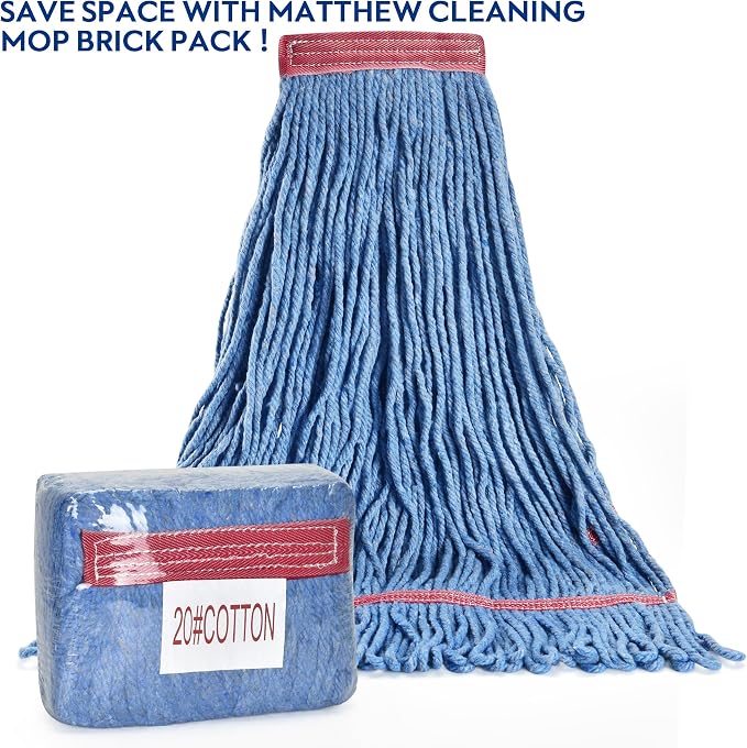 Matthew Cleaning 20oz Heavy Duty Mop Head Commercial Replacement - Image 5