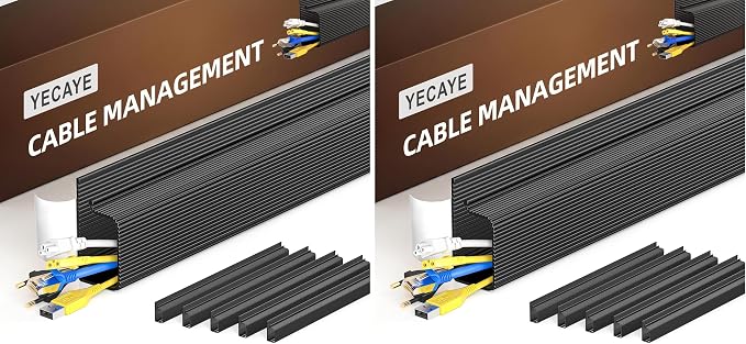 YECAYE 12 Pack Cable Management, Cord Organizer, Cable Organizer, Adhesive by Yecaye
