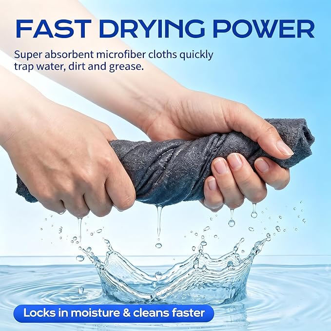 5PC Genie Magic Cleaning Cloth, - Image 3
