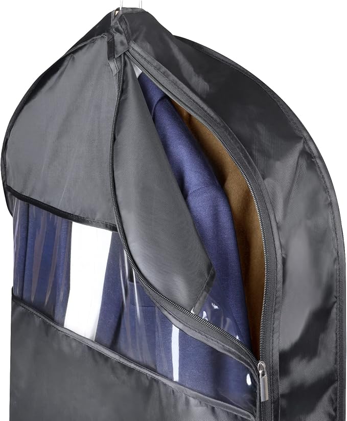 Univivi Garment Bag Suit Bag for Storage and Travel, 43 Inch, Oxford Fabrics - Image 2