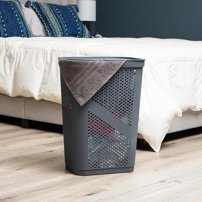 Mind Reader Slim Laundry Hamper - Image 2