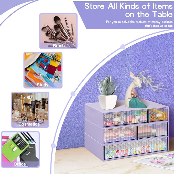 3 Tier Stackable Desk Organizer - Image 5