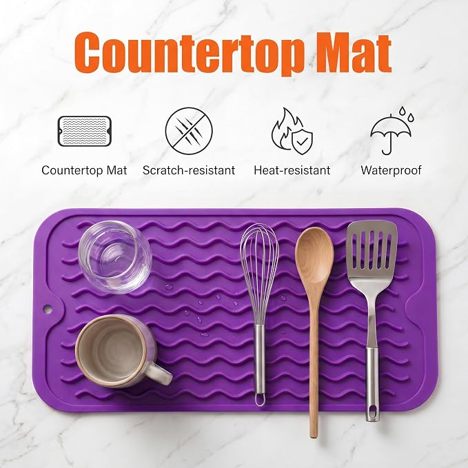 MicoYang Silicone Dish Drying Mat - Image 3