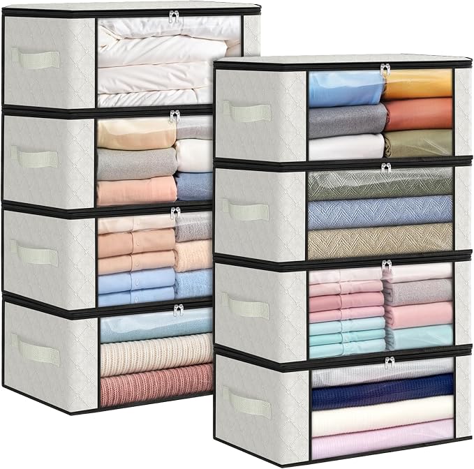 35L Closet Organizers, Foldable Under Bed Storage Containers | Storage Bags by Fabtotes