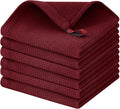 Homaxy 100% Cotton Waffle Weave Dish Cloths, 6 Pack by Homaxy