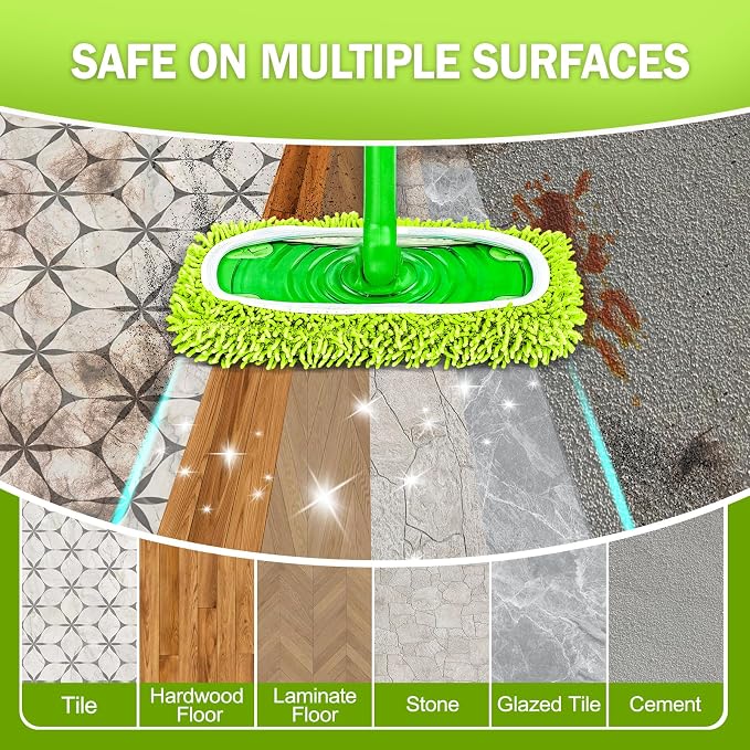 6 Pack Reusable Mop Pads Compatible - Image 7