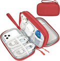 FYY Electronic Organizer, Travel Tech Pouch Bag, Cable Organizer Red | Wrist by FYY