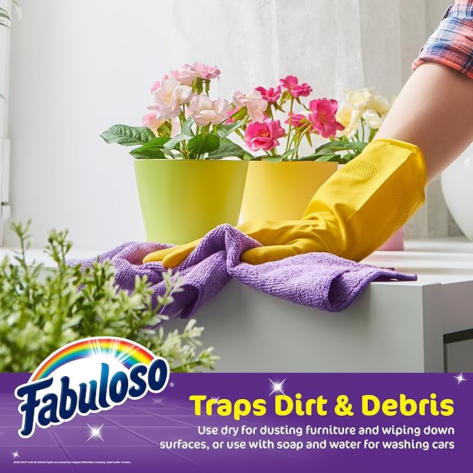 Fabuloso Microfiber Cleaning Cloths, 13x13 in - Image 4