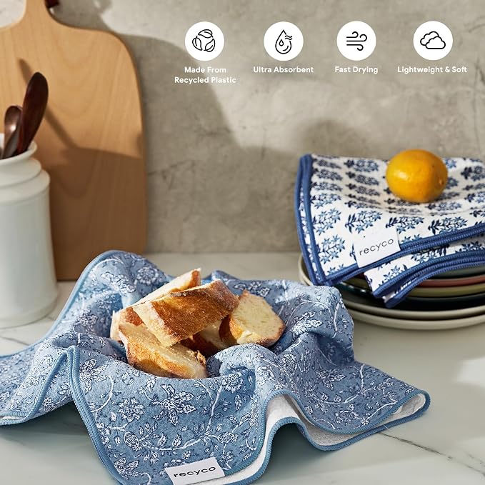 RECYCO Waffle Kitchen Towel Set of 2 - Image 2