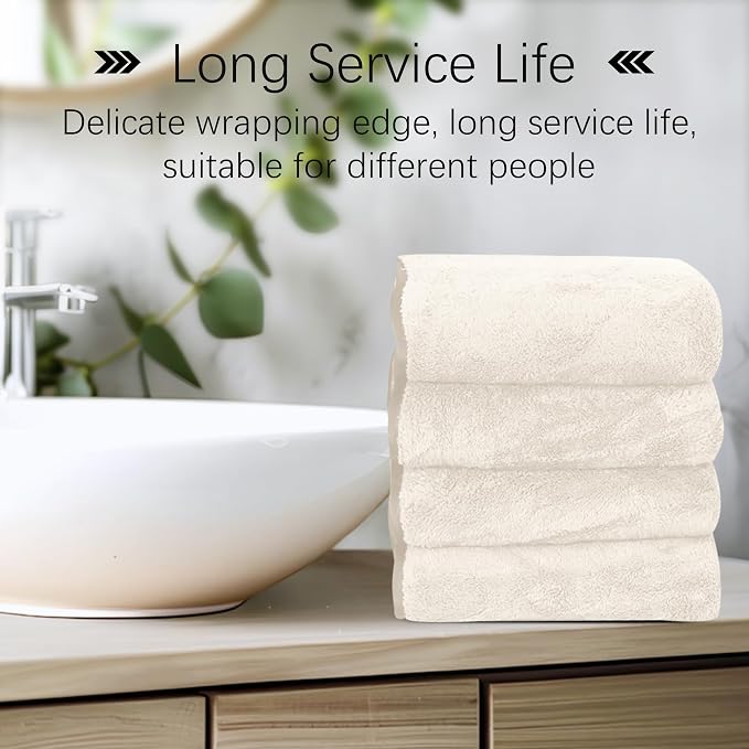 Cosy Family 6 Pack Ultra Soft Microfiber Absorbent Hand Towel, Silk Hemming - Image 4