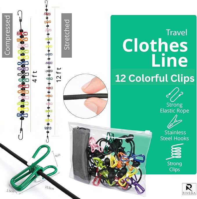 Portable Travel Clothesline - Image 2