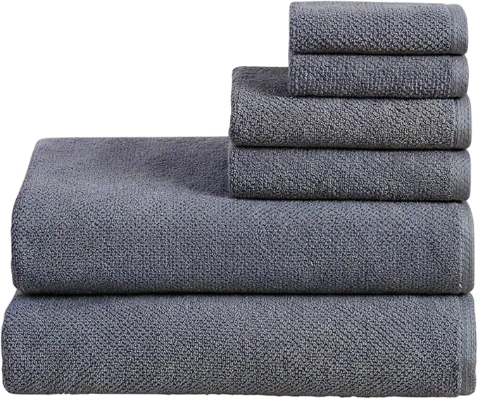 Great Bay Home 100% Cotton 6 Piece Bath Sheet Set by GreatBayHome