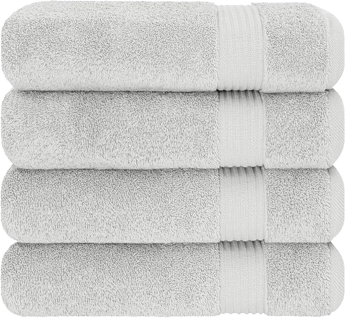 Cotton Paradise 100% Cotton Turkish Towel Set, Soft Absorbent Quick Dry - Image 6