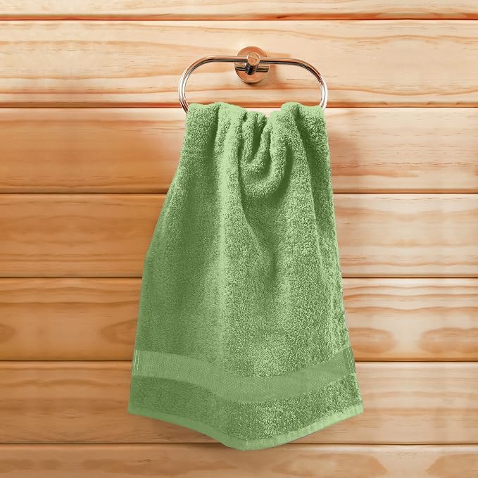 Utopia Towels Salon Towels, 16x27 in, 100% Cotton, Sage Green | Highly - Image 6