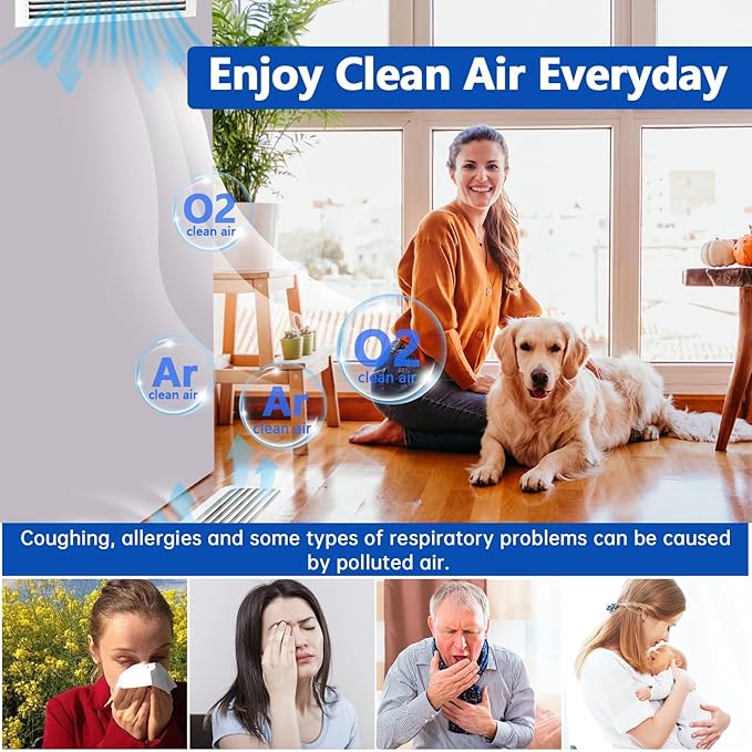 Air Vent Filters, 12" x 140" Cut to Fit Air Filter Material (70+ Filters),MERV 8 Triple Electrostatic Vent Filter for AC, HVAC Furnace, Grilles and Mobile Home-Includes 48 Adhesive Hook Tape