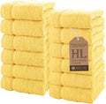 Hawmam Linen Luxury Cotton Washcloths 13x13 Inch by HawmamLinen
