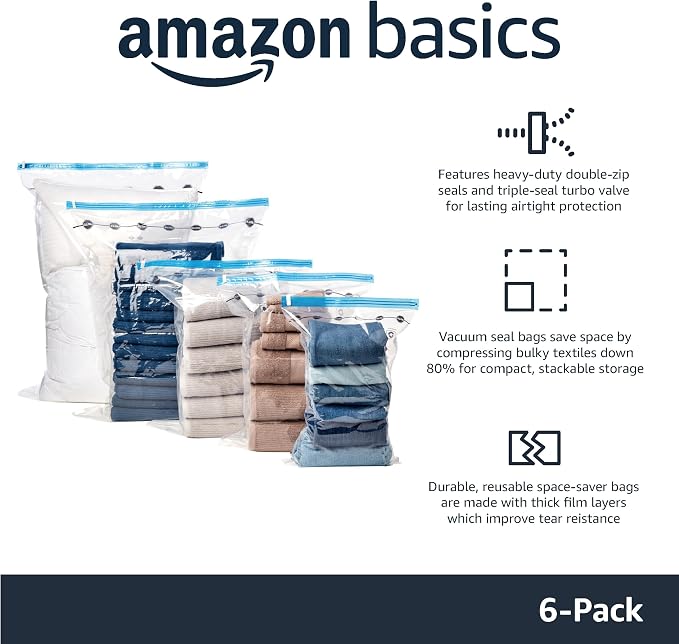 Amazon Basics Vacuum Storage Bags - Image 2