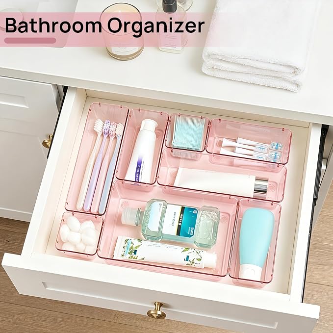 Vtopmart 25 Pack Plastic Drawer Organizers - Image 5
