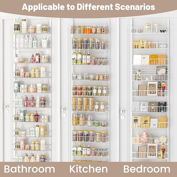 ElegantArray 10-Tier Pantry Door Organizer - Image 6
