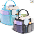 EUDELE 2 Pack Mesh Shower Caddy Portable by EUDELE
