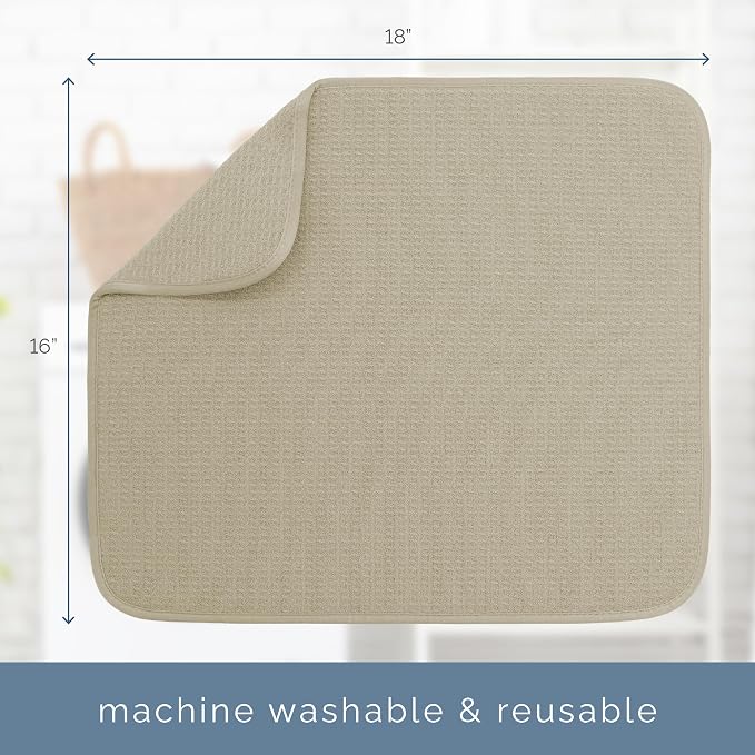 S&T INC. Dish Drying Mat, Kitchen Counter Mat - Image 6