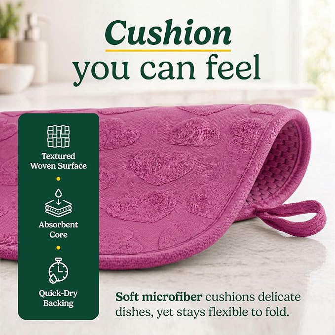 Cuisinart Dish Drying Mat for Kitchen Counter, Microfiber | Ultra absorbent - Image 4