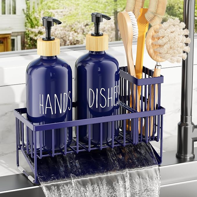 Cisily Kitchen Dish Soap Dispenser Set by CISILYHOMELIFE