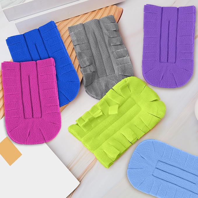 Zubebe 6 Pcs Reusable Duster Refills Fleece, Elegant Color | Soft Polyester - Image 6