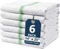 LANE LINEN Kitchen Drying Towels 100% Cotton Absorbent Lint-Free 6 Pack by LaneLinen