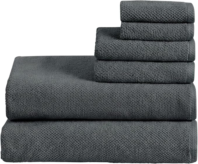 Great Bay Home 100% Cotton 6 Piece Bath Sheet Set by GreatBayHome