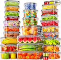 60 PCS Food Storage Containers by Canfanni
