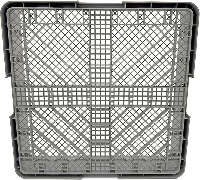 Flatware Rack for Commercial Dishwasher | Full Size Combination | Polypropylene | Gray
