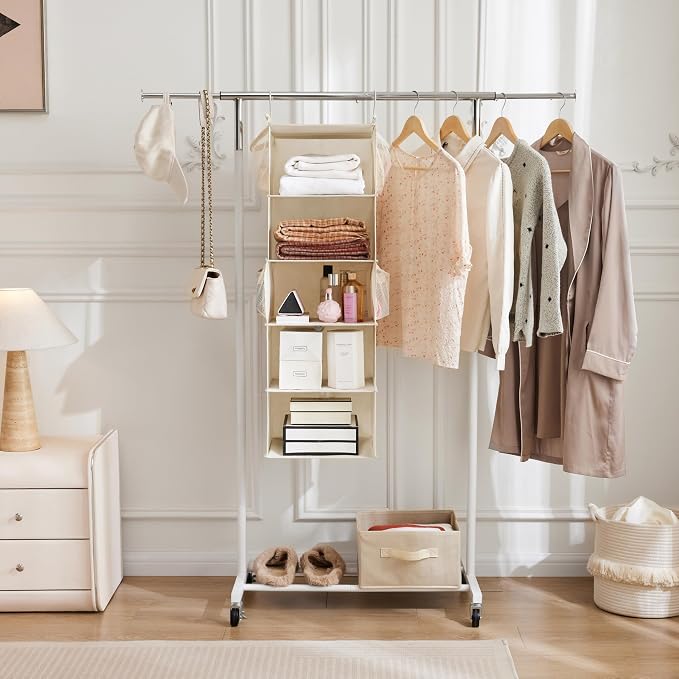 MAX Houser 5 Tier Hanging Closet Organizer - Image 7