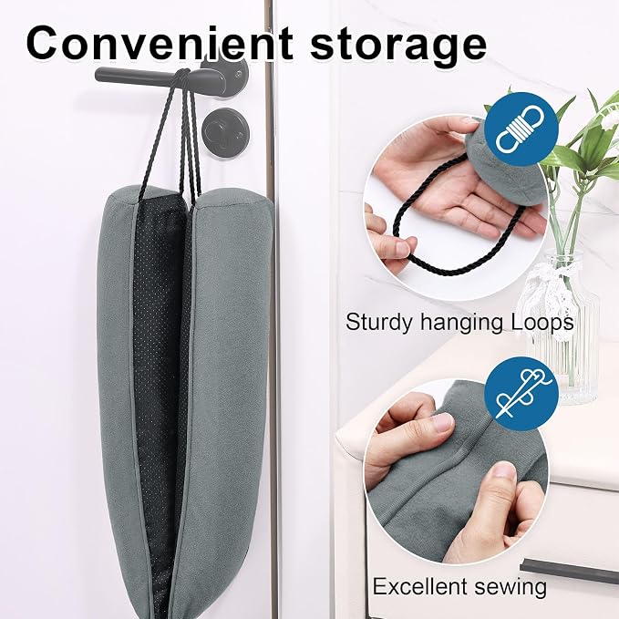 34 Inch Door Draft Stopper, Blocks Hot Cold Air - Image 8