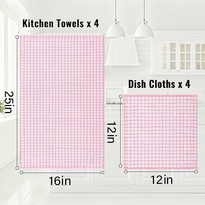 Homaxy Kitchen Towels and Dishcloths Set - Image 3