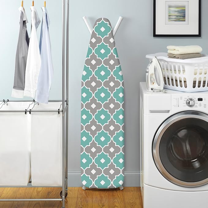 Whitmor Supreme Ironing Board Cover and Pad, Paragon Taupe/Gray - Image 2