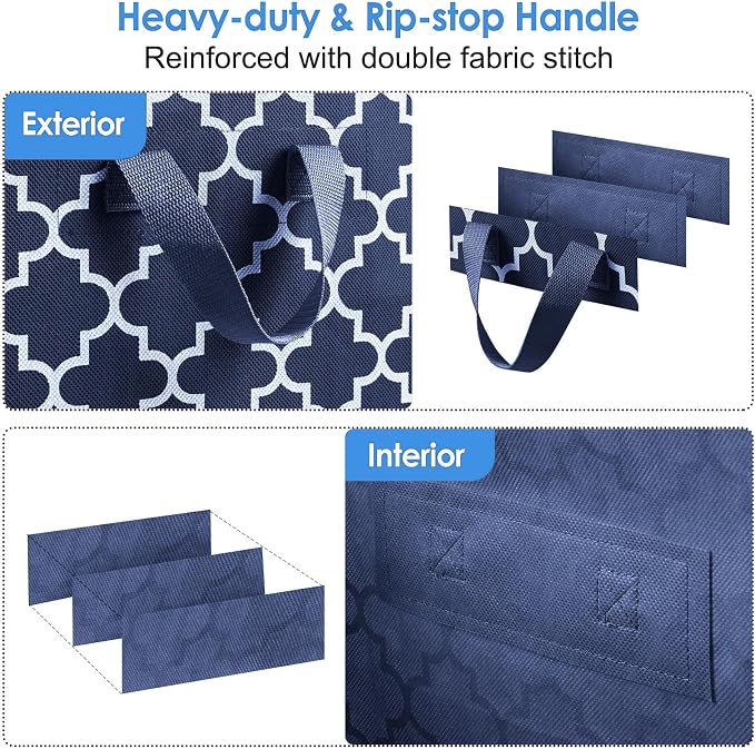 Storage Bags 3 Pack 100L Clothes Organization and Storage Containers | Large - Image 4