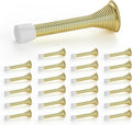 Ravinte Door Stoppers, 24 Pack Gold Spring Door Stops by Ravinte