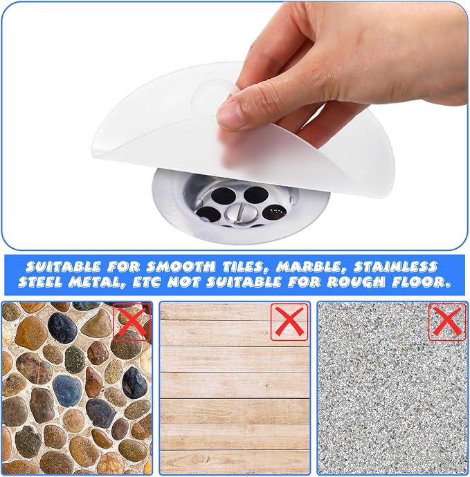 6 Pack Drain Covers for Bugs, 6 X 6 Inch, Anti Odor and Cockroach, Kitchen - Image 4