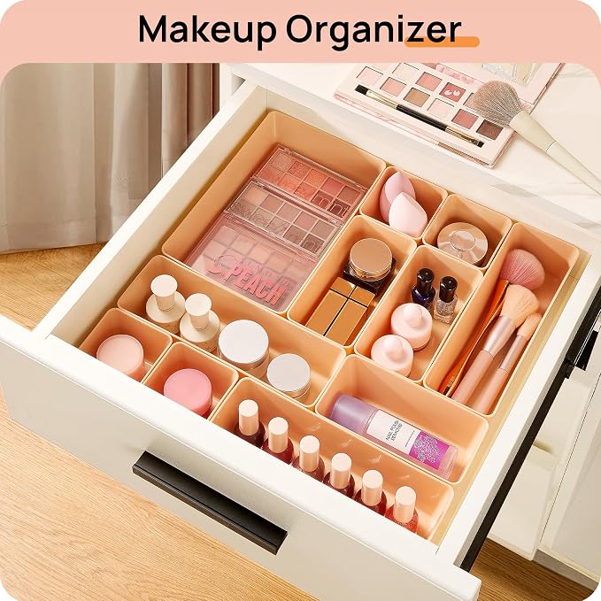 Vtopmart 25 Pack Plastic Drawer Organizers - Image 4