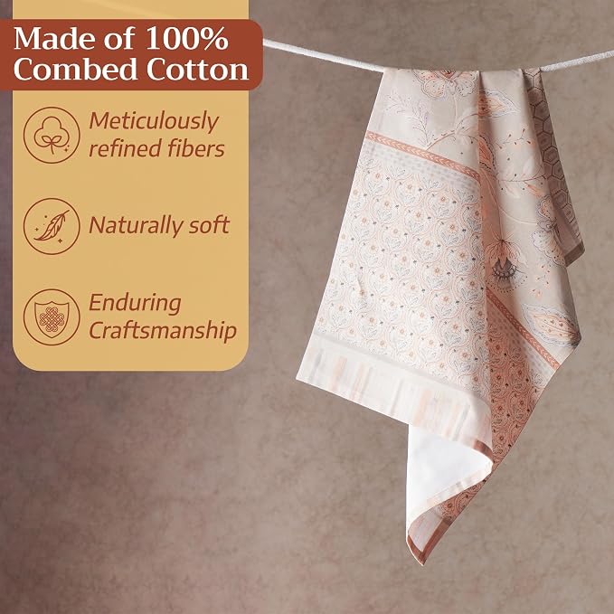 Maison d' Hermine Kitchen Towels Set of 3 100% Combed Cotton 27.50"x20" - Image 4