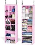 SpaceAid 2 Pack Hanging Closet Organizer and Storage by SpaceAid