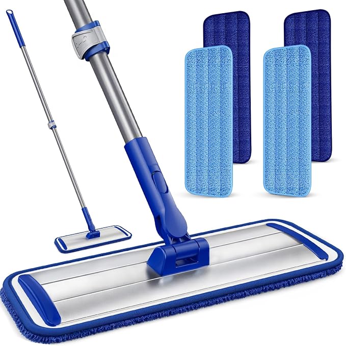 Microfiber Flat Mop for Hardwood Floors Cleaning by Unknown