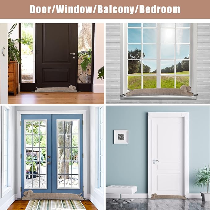 Under Door Draft Stopper Decorative Wind Stopper 30 inch - Image 6