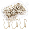 Outus 58 Pack Metal Curtain Hooks Pin On Drapery Hooks 1.2 x 1 Inch by Outus